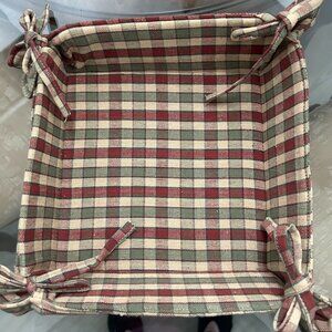 Hand Made Quilted Bread Serving Container - 10 in square